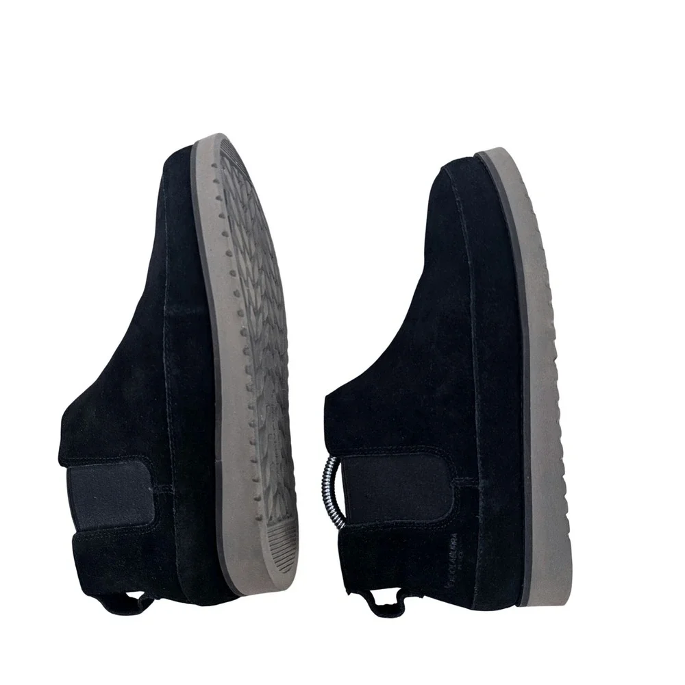Koolaburra‎ by Ugg Black Suede Chelsea Boots Shoes 1132871 Mens Size 10